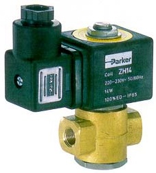 Parker Hannifin 120.4 Series 2 Way Valve For Fuel Oil, Diesel - Normally Open